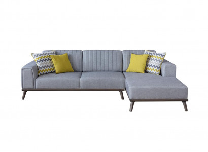 Gray L-shaped corner sofa living room living landscape upholstered sofas couches